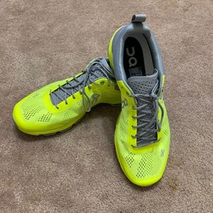 On Cloud Flow athletic shoes.